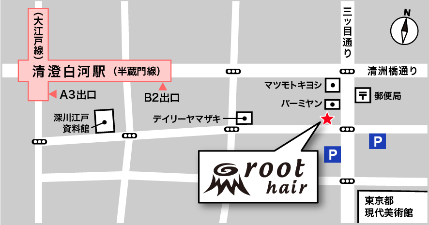root hair地図